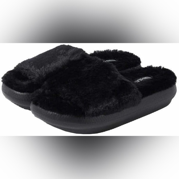NWOT 32 Degrees Heat Women's Large Plush Cushion Slide - Picture 1 of 6